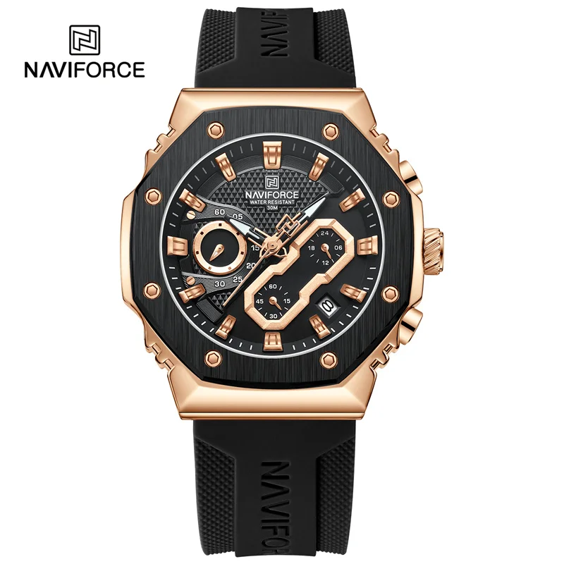 ساعت مردانه ناوی فورس NAVIFORCE کد 8035-G-GBB